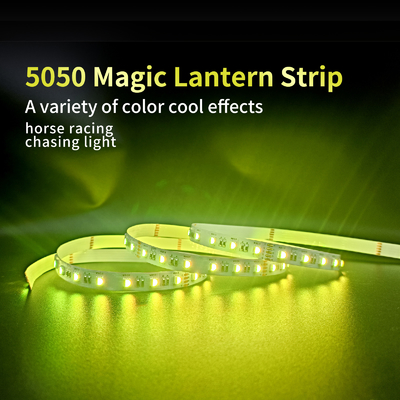 ไฟวิ่งน้ำนีออนแบบยืดหยุ่น Marquee 5050RGB smd Led Strip
