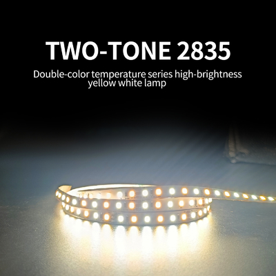 120 แสงที่มีความยืดหยุ่น SMD 2835 ไฟ LED Strip กระจกห้องน้ำที่มีแรงดันต่ำ 12 / 24V
