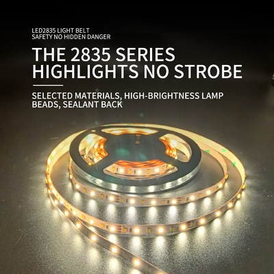 Outdoor 12v SMD 2835 ไฟ LED Strip กันน้ำได้หรี่แสงได้ LED Strip Lights