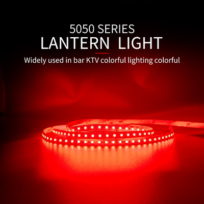ไฟ LED Strip Light SMD 5050 แบบยืดหยุ่น 24v หลอดไฟสีเต็มแรงดันต่ำ