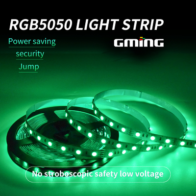 ไฟ LED Strip 5050 Rgb พร้อมแถบไฟวิ่งสีสันสดใสรีโมทคอนโทรลกันน้ำ