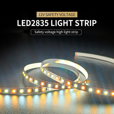 2835120 เข็มขัดหลอดไฟอัจฉริยะแรงดันต่ำไฟแถบ LED หรี่แสงได้