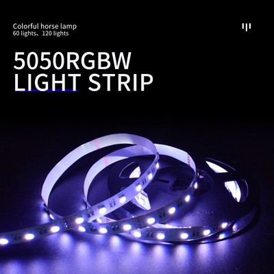 เจ็ดสี SMD5050 LED Neon Light สี่ในหนึ่งโคมไฟแรงดันต่ำ