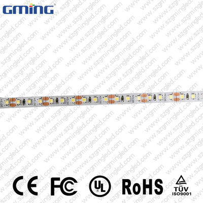 FlexibleSMD 2835 แถบ LED สีขาวอบอุ่น / เย็นขาว 9.6 วัตต์ / M ความกว้างของ PCB 8 มม