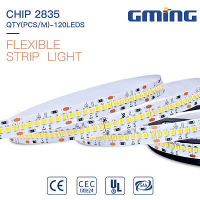 เปลี่ยนสี 3000lm 31W 2835 Led Strip Lights 12mm pcb