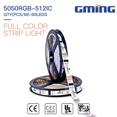 ตัดไฟ 6W IP65 SMD 5050 LED Strip Light UCS DMX512-16 IC