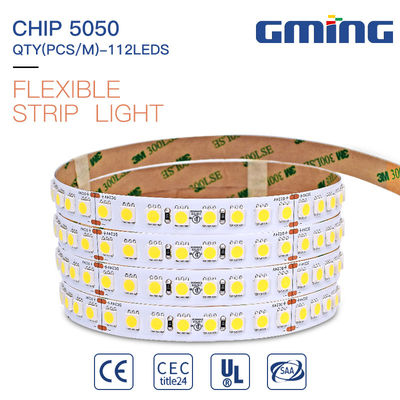CRI 80 SMD 5050 LED Strip Light พร้อมรีโมทคอนโทรล CE รับรอง